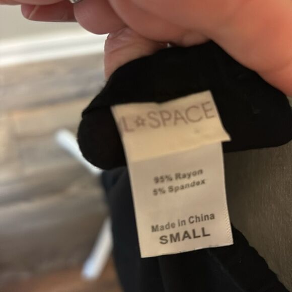 L*space Black Halter Maxi Dress or Coverup - Picture 4 of 7